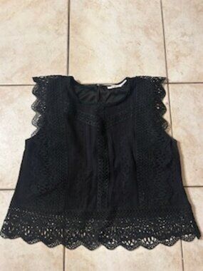 mi ami top, black, size XL